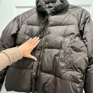 Benetton Midi Down Puffer Jacket